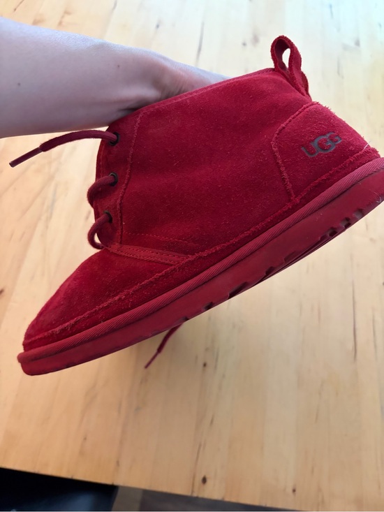 Men’s Ugg Red Lined Lace-Up Boots main image 5